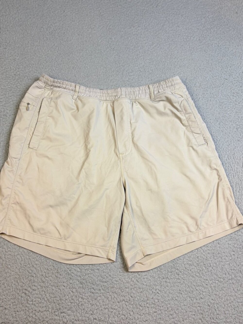 Birddogs Swim Shorts Mens Size XL Beige Lined Drawstring Beach Pool Outdoor